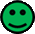 Green face